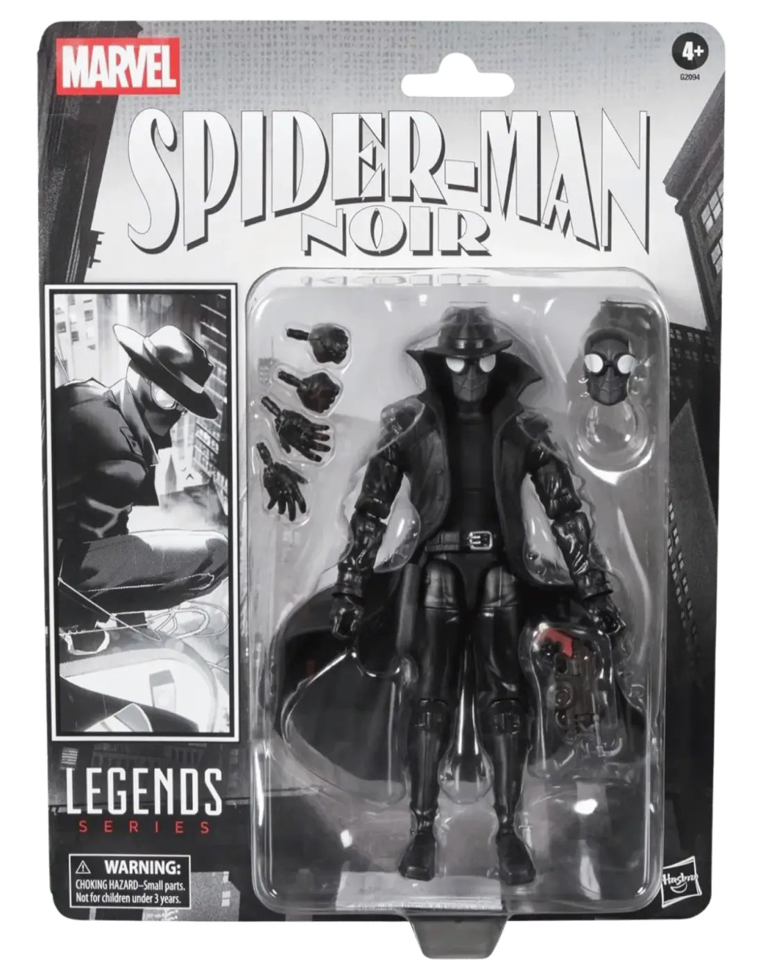 Spiderman Noir Retro Card