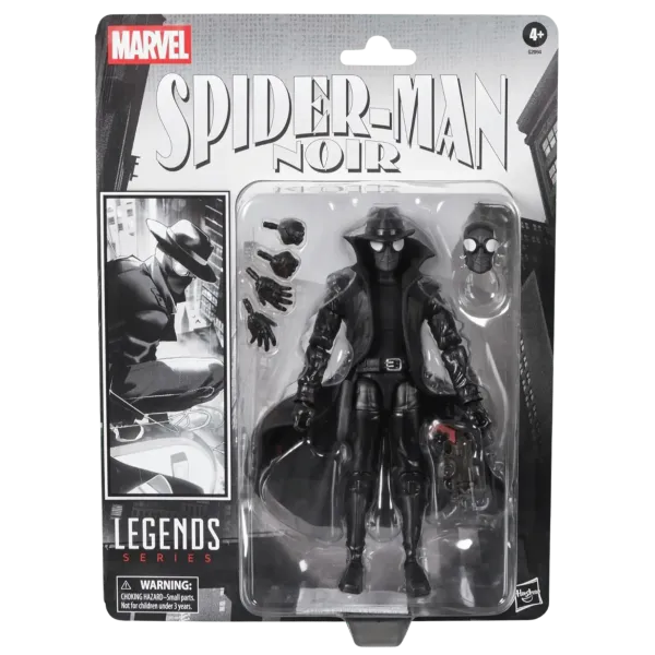 Spiderman Noir Retro Card