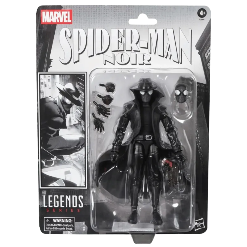 Spiderman Noir Retro Card