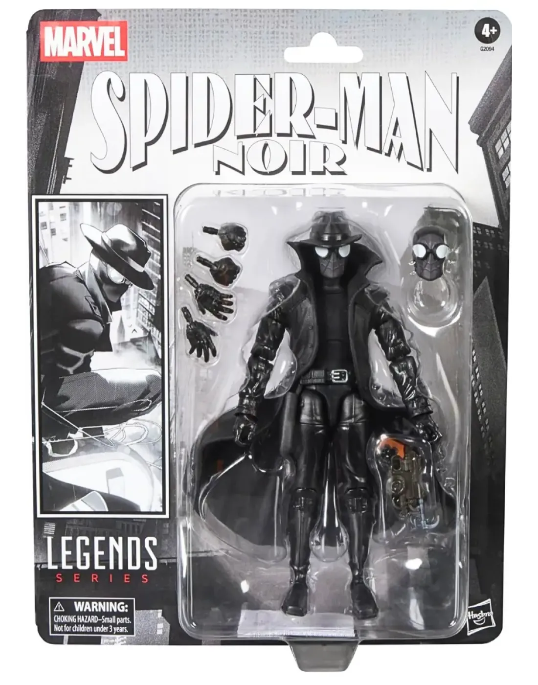 Spiderman Noir Retro Card
