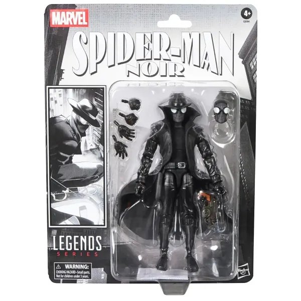 Spiderman Noir Retro Card