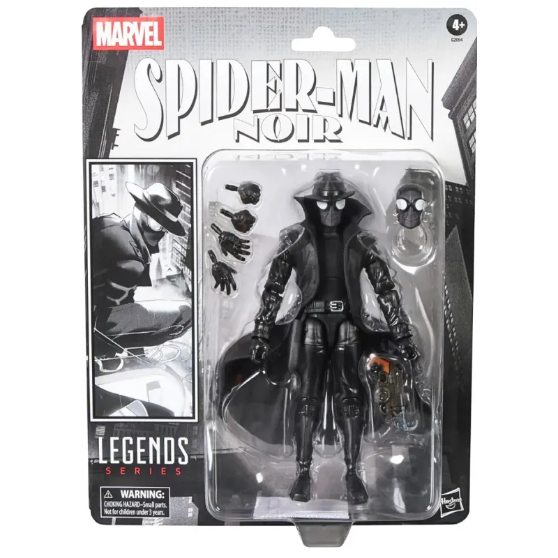 Spiderman Noir Retro Card
