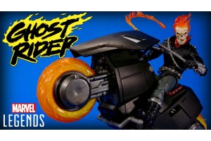 Marvel Legends Ghost Rider Danny Ketch with Motorcycle Hasbro Review And Custom Play Day Tweaks