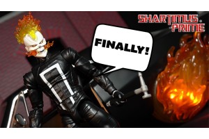 Marvel Legends GHOST RIDER Robbie Reyes Box BAF Wave Hasbro Action Figure Review