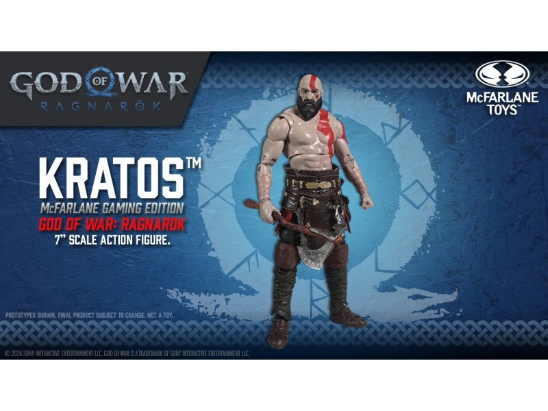 McFarlane Toys KRATOS God of War Ragnarok Action Figure Review 