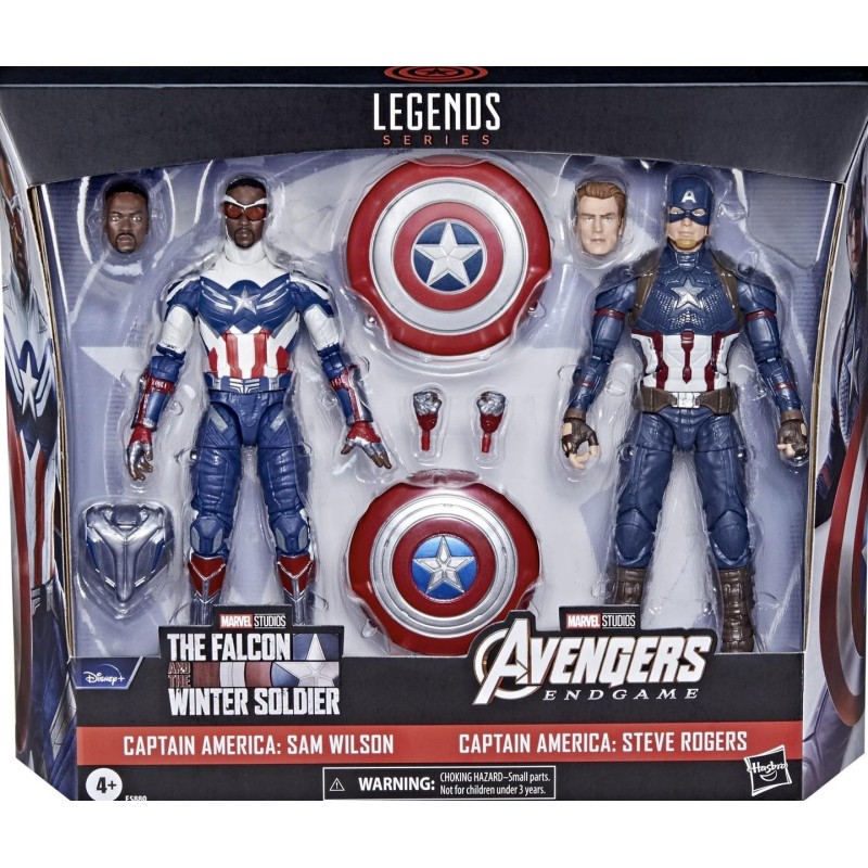 Captain America 2-Pack Steve Rogers and Sam Wilson