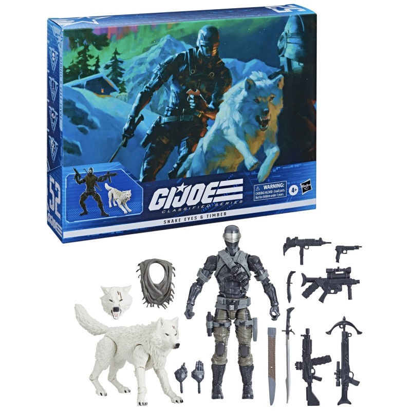 G. I. Joe Wolf Classified Series Snake Eyes & Timbe
